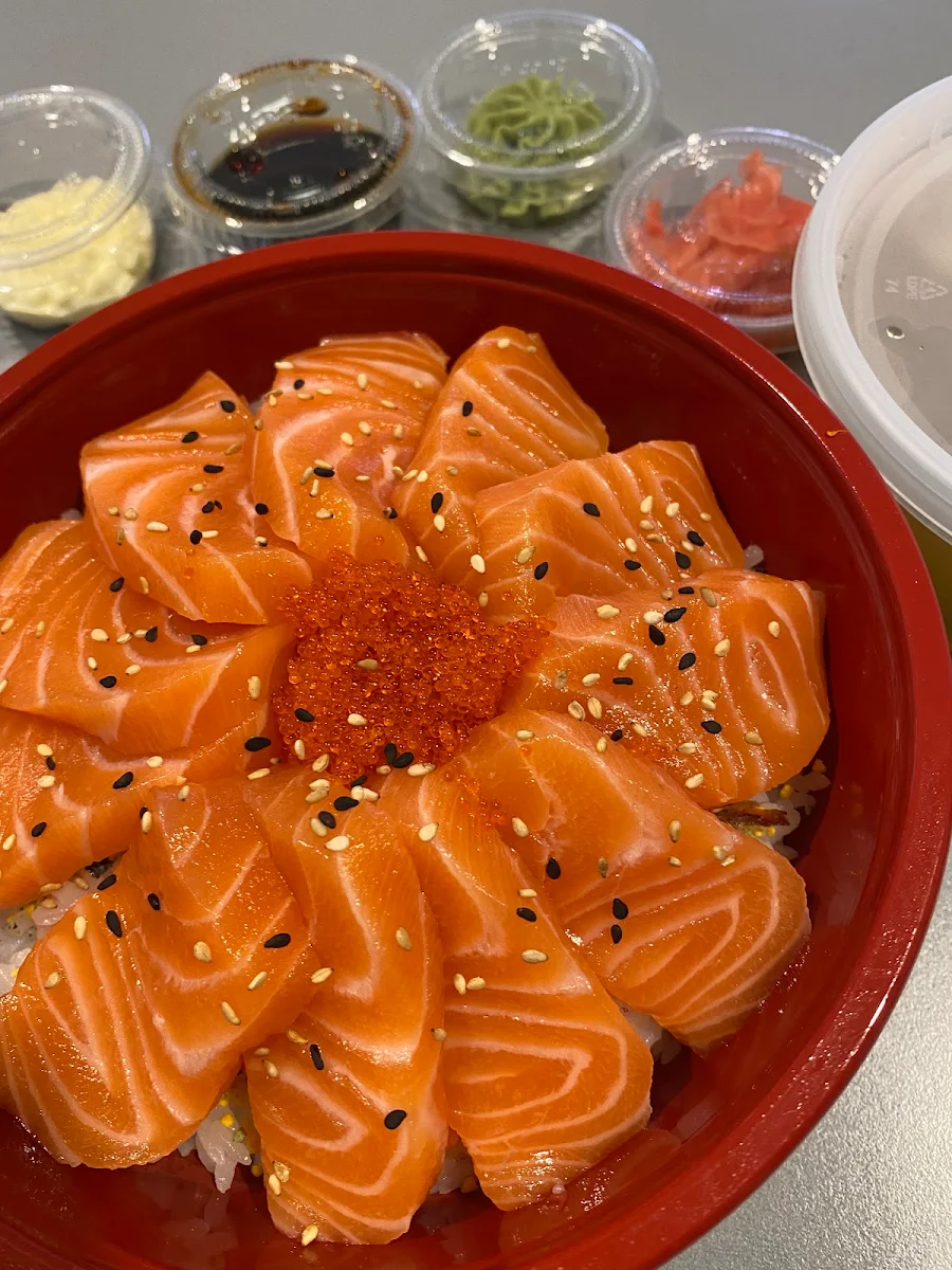 sake don 三文鱼盖饭